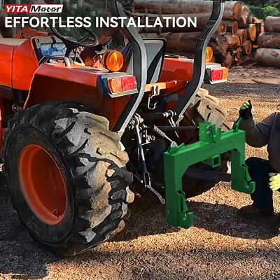 #ad 3 Point 3 Pt Quick Hitch W 2quot; Receiver for Cat 1 Tractors Attachments 3000 LBS $155.99