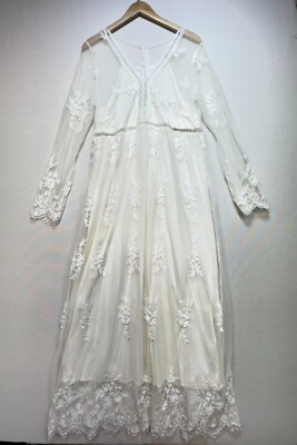velvet dress beige Luli & Me Maria Casero Girls Deluxe Velvet Shift Dress main image 1