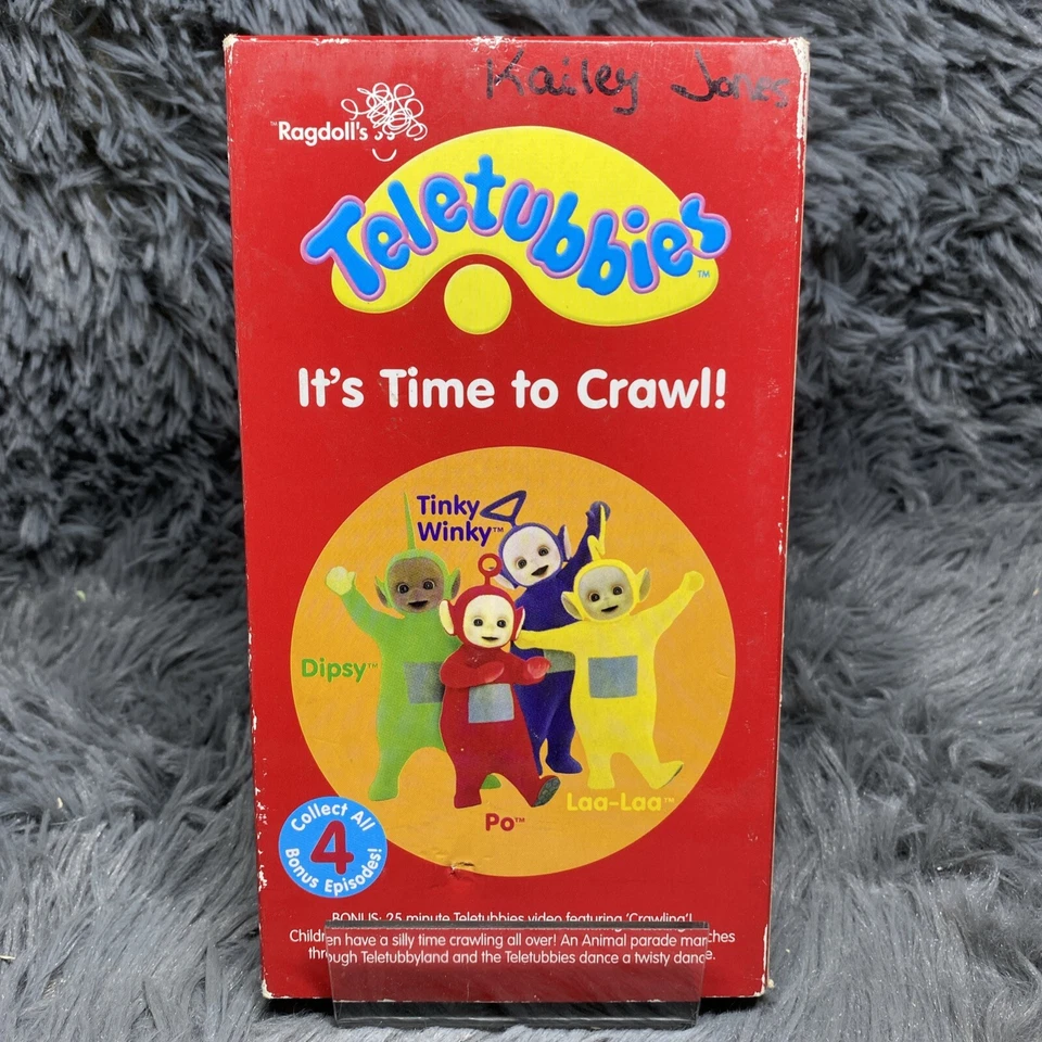 Teletubbies - It’s Time To Crawl VHS Tape 2004 Bonus Video Ragdoll’s Rare Show - Image 2 of 4
