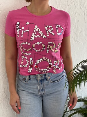 Christian dior John Galliano Hardcore Dior Pink Sequin T Christian dior John Galliano Hardcore Dior Pink Sequin T