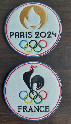 Écusson Brodé Jeux Olympiques D'occasion - Parfait Pour Collection Ou Customisation