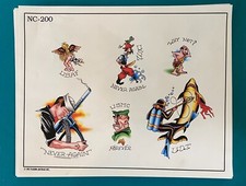 Spaulding and Rogers Tattoo Flash Sheet NC-200