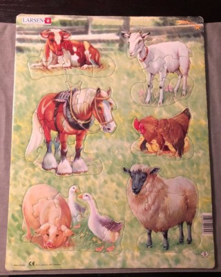 Larsen Farm Animals 34 Pcs Made In Norway