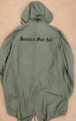 Supreme Justice For All Fishtail Parka w/removabl lining  Excel Condition  L