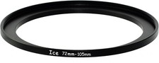 ICE 72mm to 105mm Step Up Ring Filter/Lens Adapter 72 Male 105 Female
