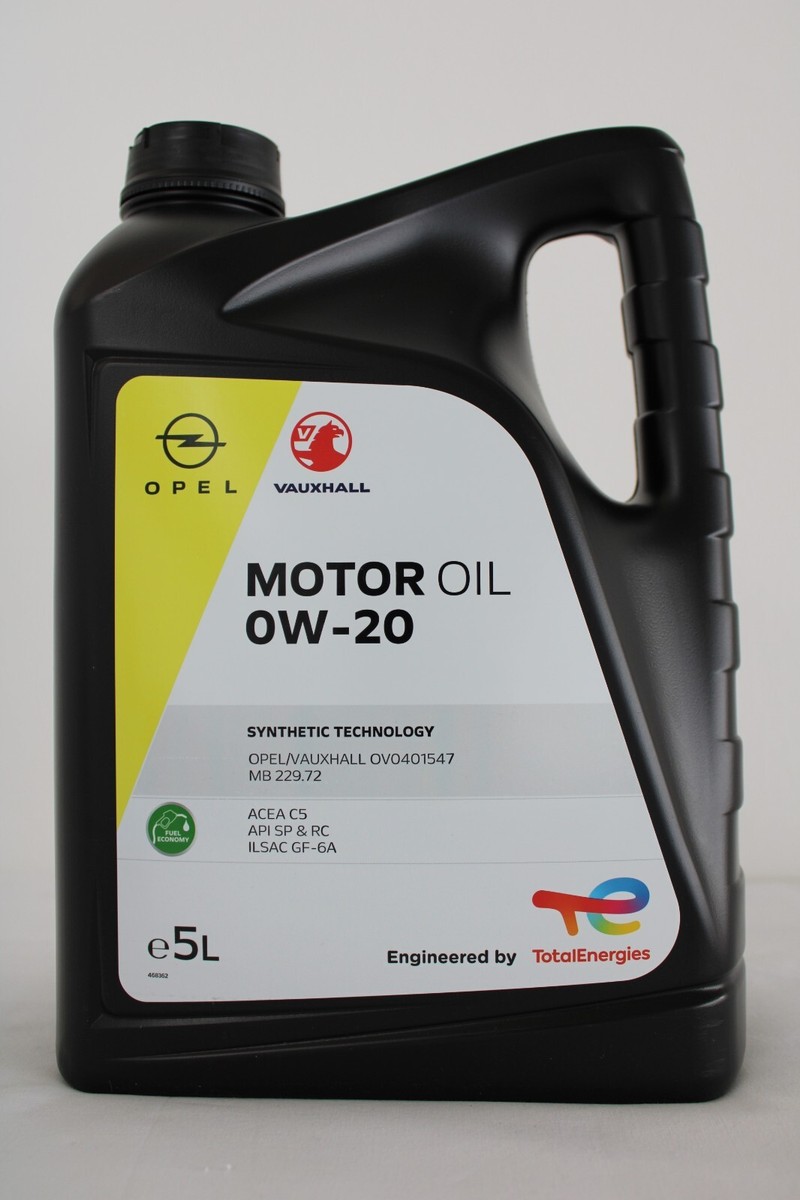 5l Original OPEL 0W20 Motoröl Fuel Economy Longlife OV0401547  