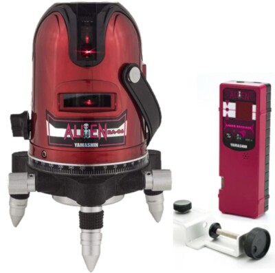 Yamashin Red Level Laser RA-06 4-Line Gimbal Control For Indoor