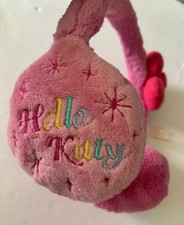 Hello Kitty EarMuffs by Sanrio Pink Faux Fur One Size for Girls