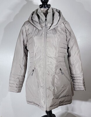 Gerry Weber 'Nora' Down Filled Parka, Light Grey, Women's Size M