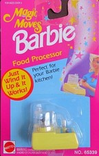 Magic Moves BARBIE FOOD PROCESSOR - Just Wind  It Works  1993 Arcotoys, Mattel