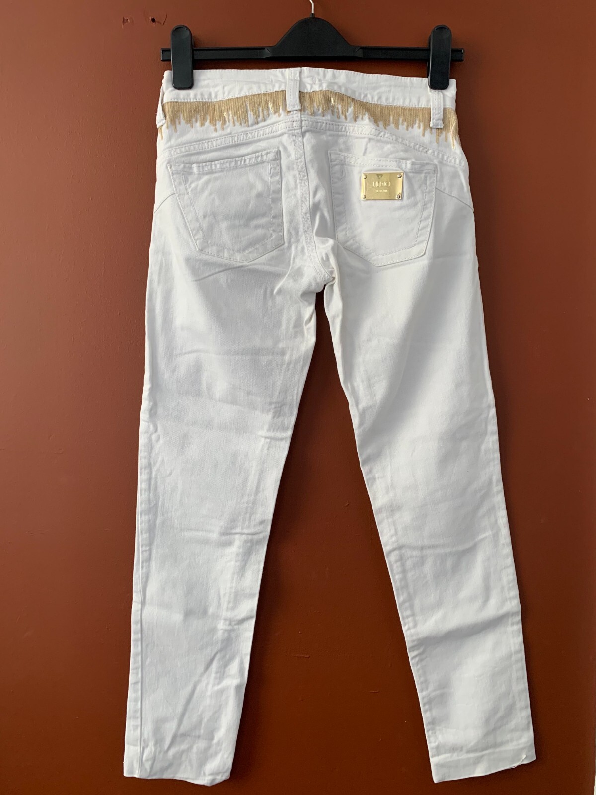 Liu Jo White Cotton Skinny Jeans size XS image 7