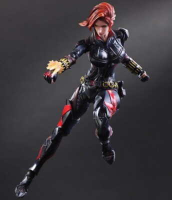 Square Enix MARVEL Universe Variant Play Arts Kai Black Widow Action Figure MINT