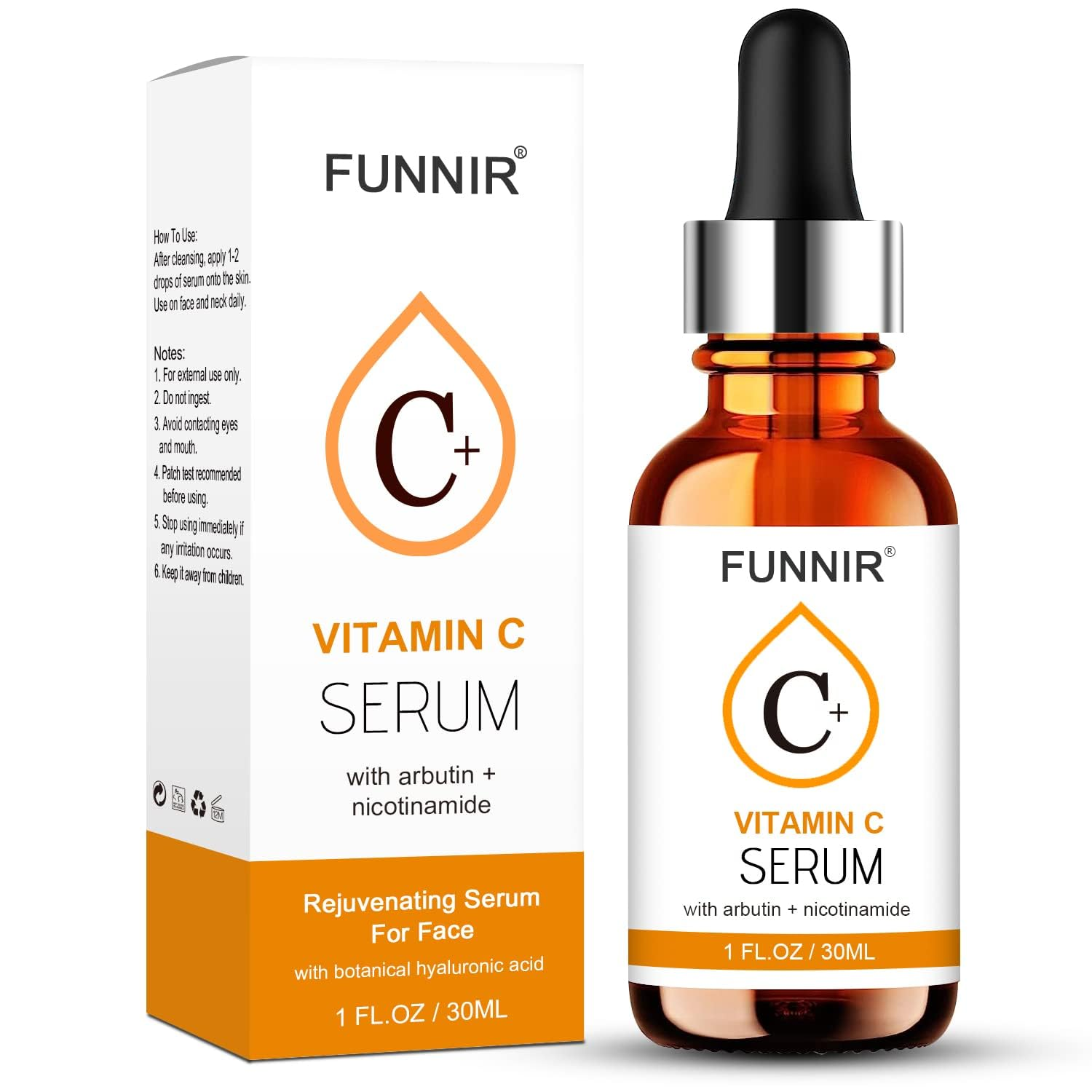 Vitamin C Serum for Face with Hyaluronic Acid, Retinol, Niacinamide, Reduce Fine