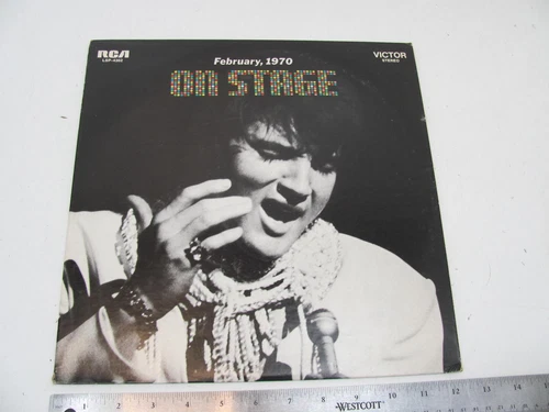 Elvis Presley- On Stage - February, 1970 1970 LSP-4362 Vinyl 12'' Vintage