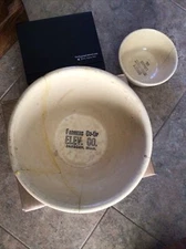 WATT WARE 8 ADVERTISING BOWL. FARMERS COOP ELEVATOR SANBORN MINN MN , 1950’s 