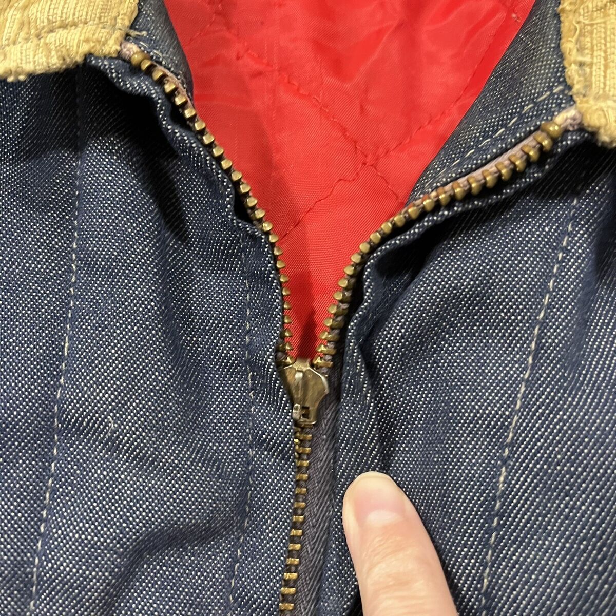 Vintage Lee 191-LB Denim Jacket Quilt Lined Work Coat Vintage Lee 191-LB Denim Jacket Quilt Lined Work Coat