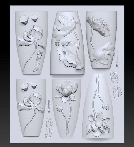 1 Stück Lotusblüte Lotusblatt 3D Acryl Nagelform Dekor Silikon Stempelplatten - Bild 2 von 5