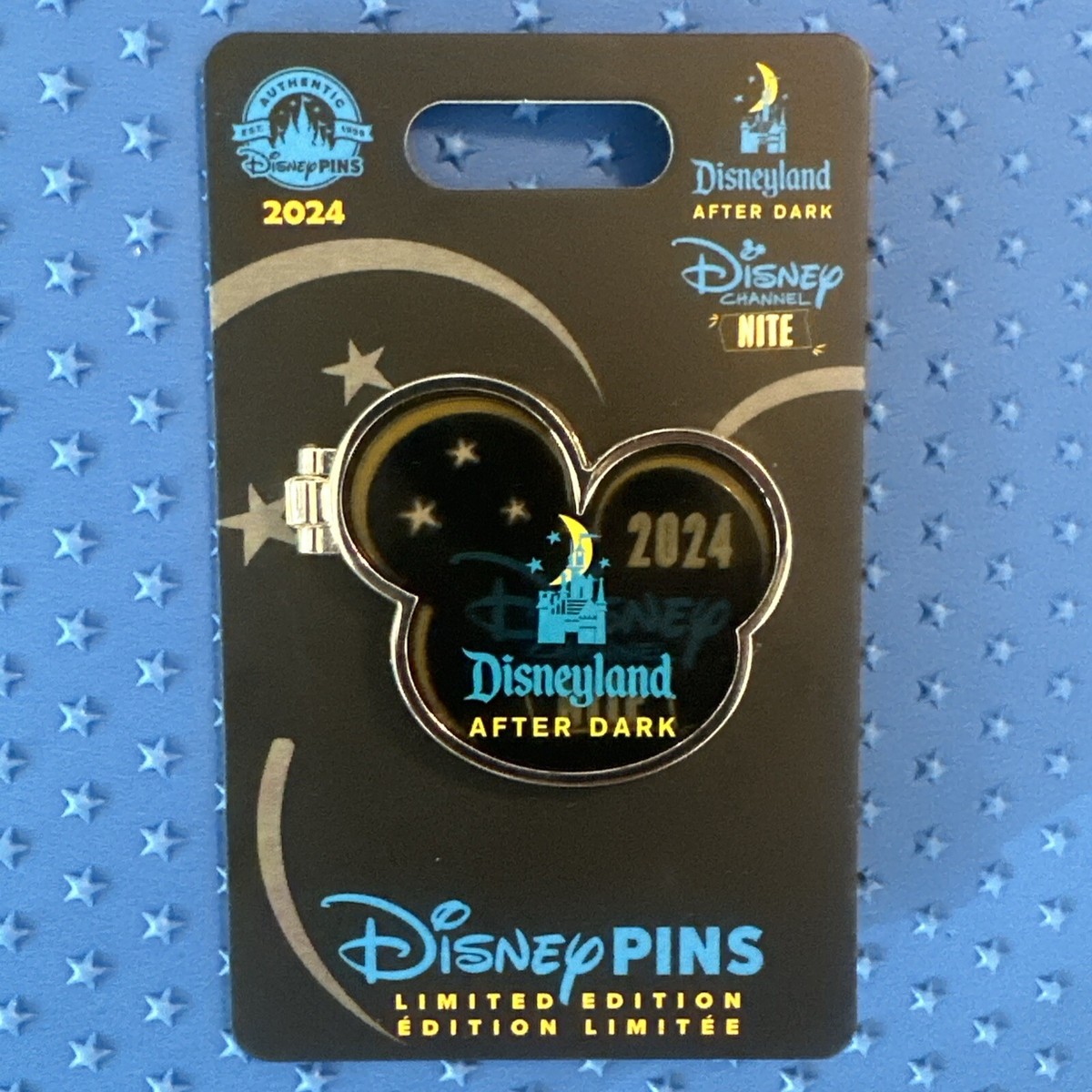 Disney Disneyland After Dark 2024 Pin Disney Channel Nite Night