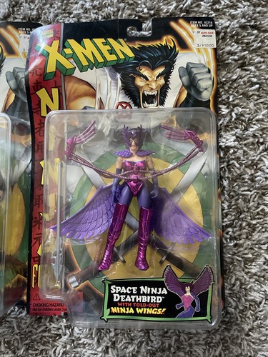 Lot of 2 X-Men Ninja Force Action Figure Space Ninja Deathbird & Ninja Psylocke - Picture 3 of 7