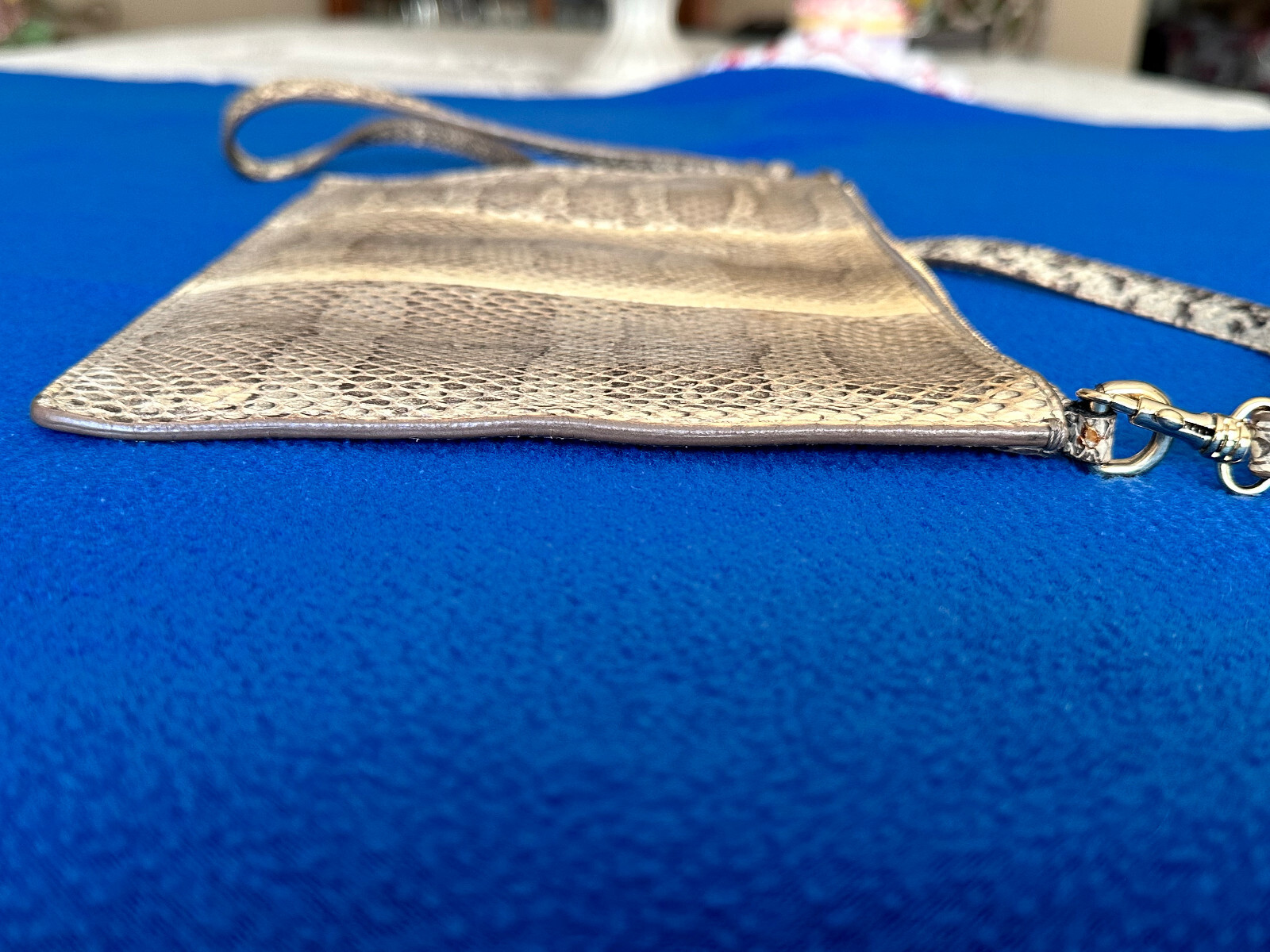 ROBERTO CAVALLI PYTHON SNAKE SKIN SHOULDER PURSE — image 8
