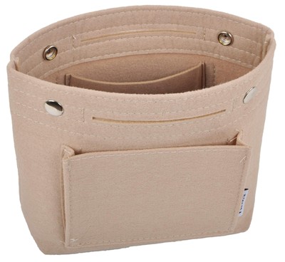 Mini Slim Small Felt Purse Organizer Insert Inside Handbag Tote Pocketbook fo...