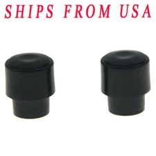 2x Black Guitar 3&4 Way Pickup Switch Tip Barrel Switch Knob For USA Telecaster