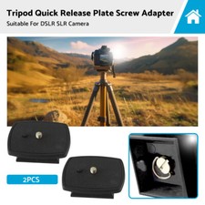 2PCS Tripod Quick Release Plate Screw Adapter Mount Head Suitable for DSLR SLR