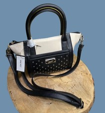 Nine West White and Black Crossbody Handbag
