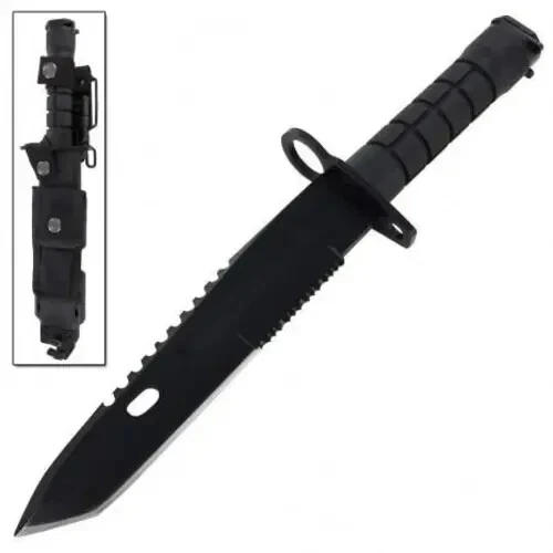 American Special Ops Military Team Bayonet Knife - Metal Blade - Overall 12.75"