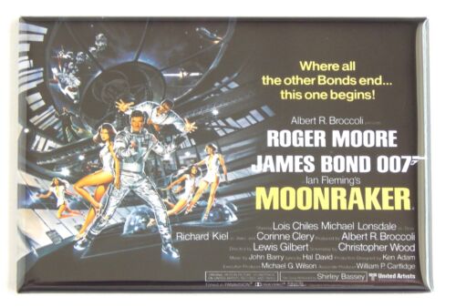 Moonraker FRIDGE MAGNET movie poster "style B" james bond - Picture 1 of 3