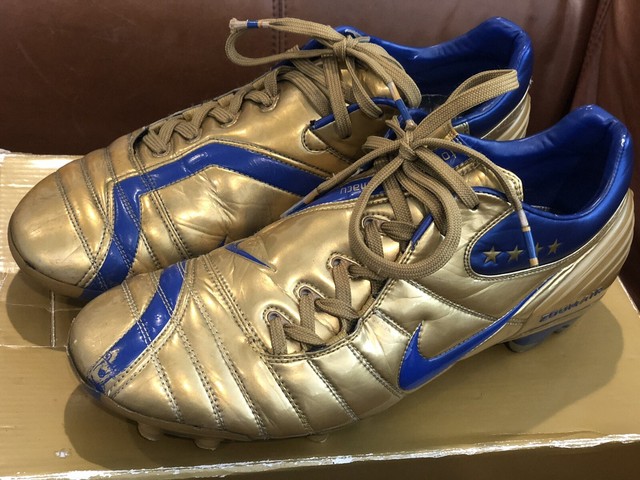 gold t90 football boots