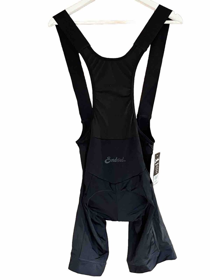 Sundried Sport Women's Black Bib Shorts Size L Padded Mountain Cycling