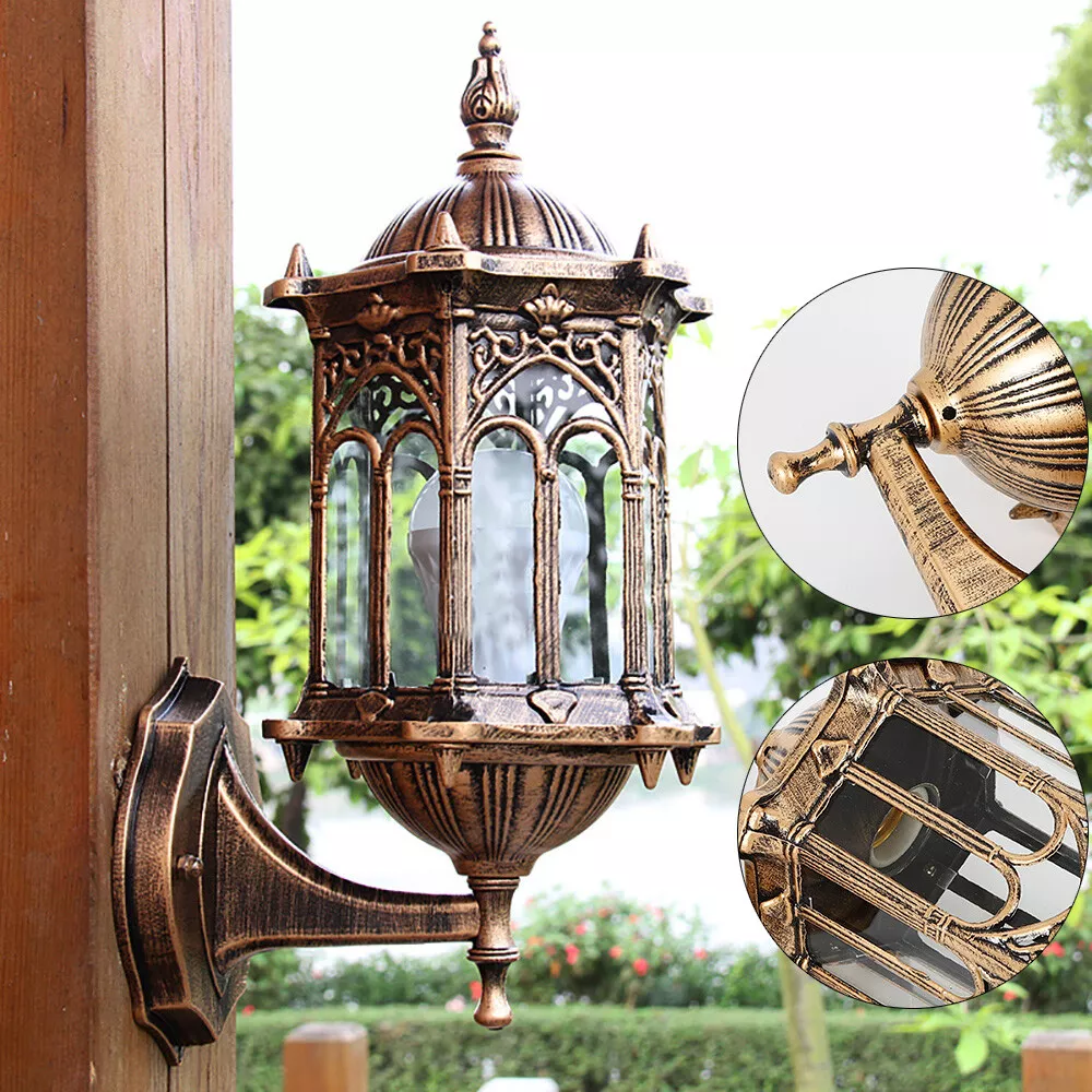 Antique exterior light fixtures deals