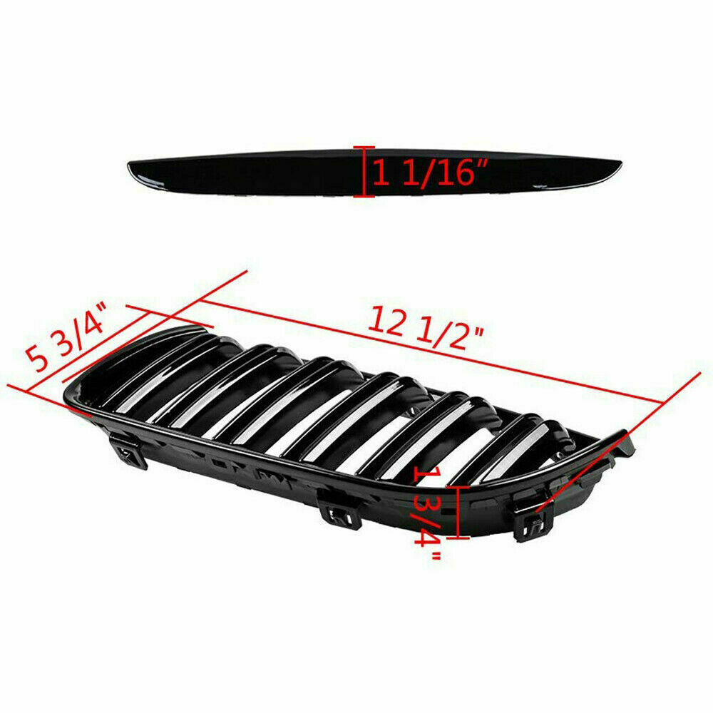 Haoyijiahui E90 Kidneys Front Black For BMW 3er E90 E91 2005 - View #10