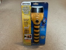 New Vector VEC173 Storm Tracker AM FM Emergency NOAA Weather Radio Flash Light