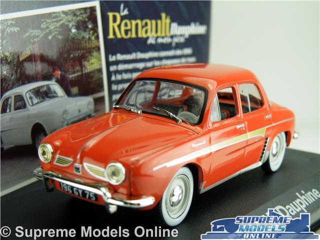 RENAULT DAUPHINE MODEL CAR 1:43 SCALE IXO ATLAS RED SALOON FRENCH K8
