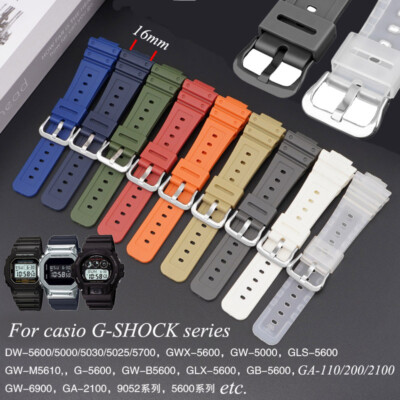 Resin TPU Watch Band For GShock DW6900 GA-2100 GD110 GLS8900 Silicone Strap  Belt | eBay