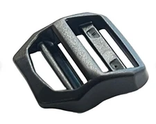 Plastic Tri-Glide Slides Button Adjustable 1” Webbing Triglides Slider Buckle