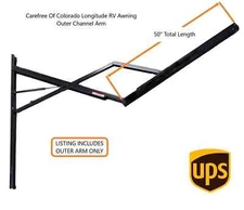 Carefree Of Colorado Compass RV Awning Outer Channel Arm