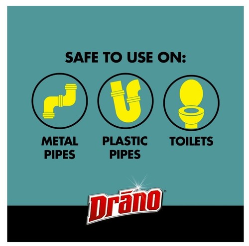 Drano Max Build-Up Remover Drain Clog Preventor, Liquid Commercial Line, 60 oz - Picture 4 of 9