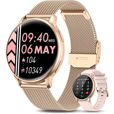 Für Xiaomi Android Smartwatch Damen Bluetooth Anruf Blutdruck Herzfrequenz Gift