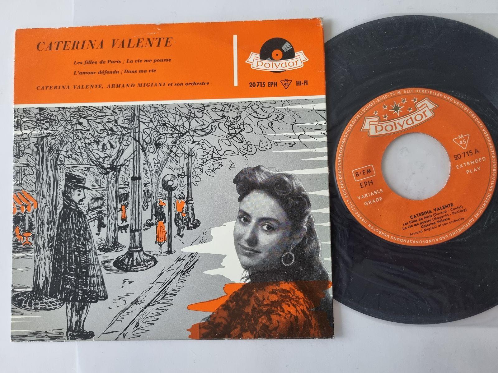 7"" Single Caterina Valente - Les filles de Paris Vinyl EP Germany