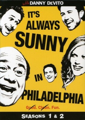IT'S ALWAYS SUNNY IN PHILADELPHIA SEASONS 1 AND 2 (DVD) NEW FACTORY SEALED