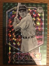 2021 Panini Mosaic Green Reactive Prizm Vintage George Kell Detroit Tigers