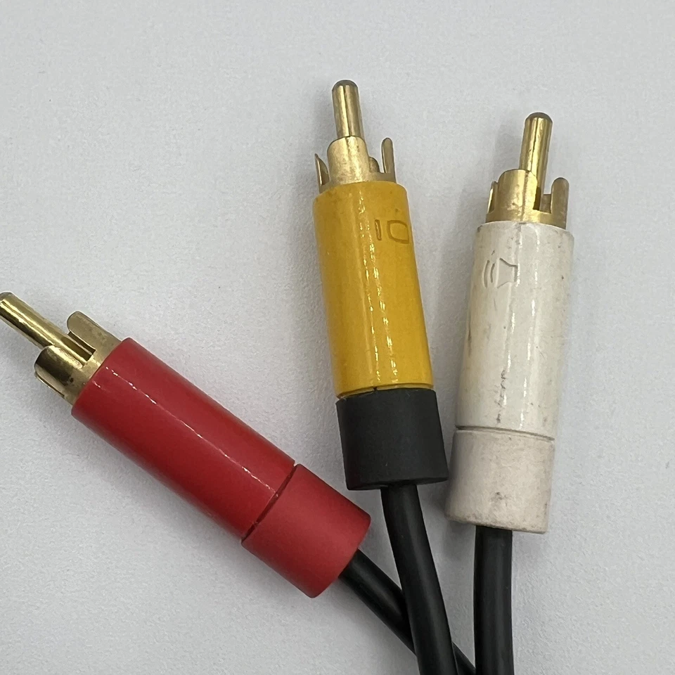 Genuine 360 S Slim Black Composite AV Cable Official OEM Microsoft XBOX - Image 3 of 4