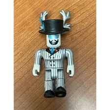 Roblox Jailbreak Asimo Action Figure with Signature Top Hat & Antlers