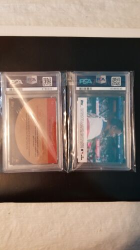 2022 Topps 582 Montgomery Club and card of the month error Julio Rodriguez Psa 9 - Picture 4 of 4