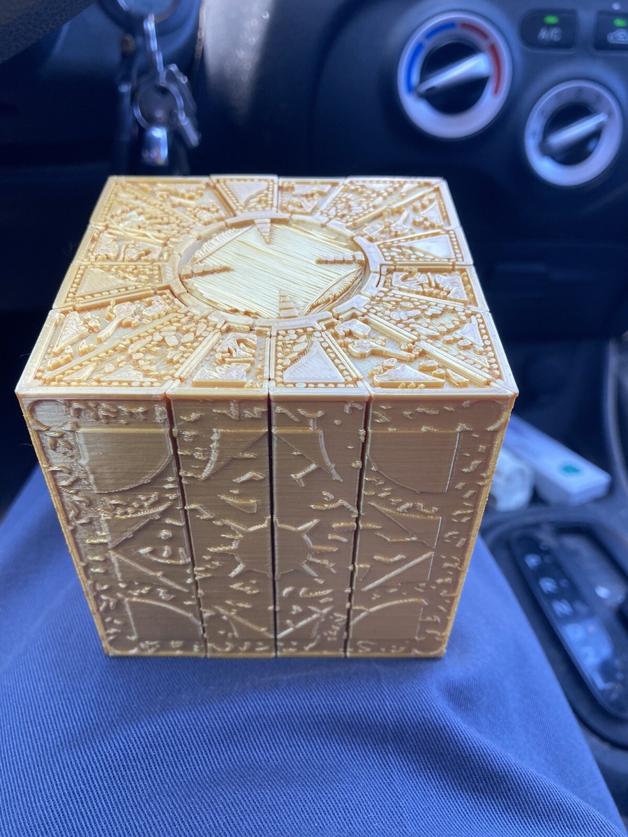 3D Print Hellraiser Puzzle Box (Gold Silk Finish) Alternate