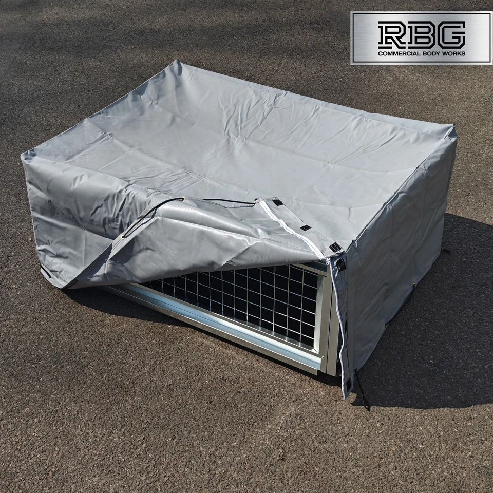 Cover For Erde 122 & Maypole MP6812 Trailer's High Side Mesh Kit Durable PVC UK - Image 3 of 4