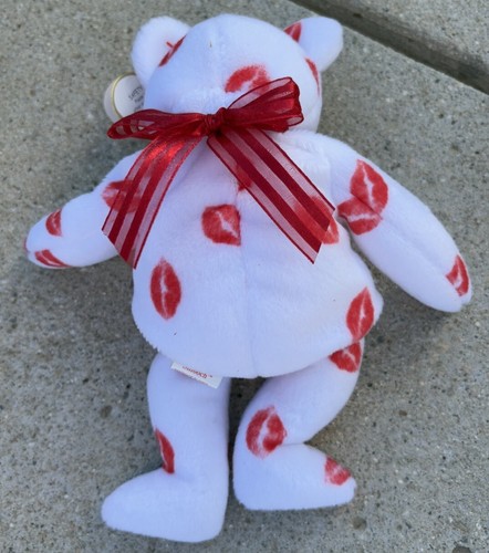 TY Beanie Baby Smooch the Bear MWMT Babies Valentine - Picture 4 of 4